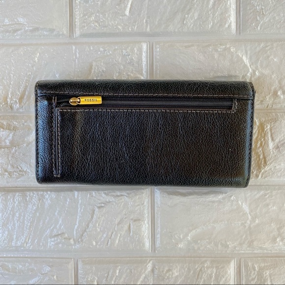 Fossil Cleo Leather Clutch Wallet - Picture 2 of 7